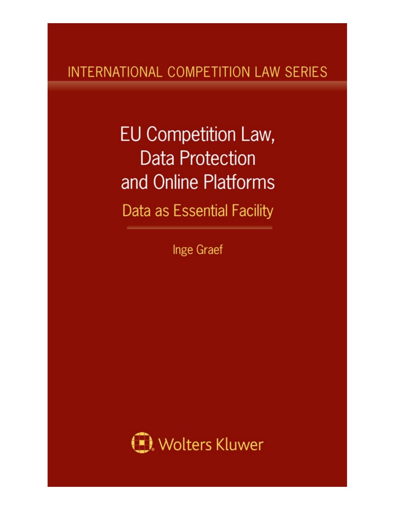 (eBook PDF)EU Competition Law, Data Protection and Online Platforms by Inge Graef