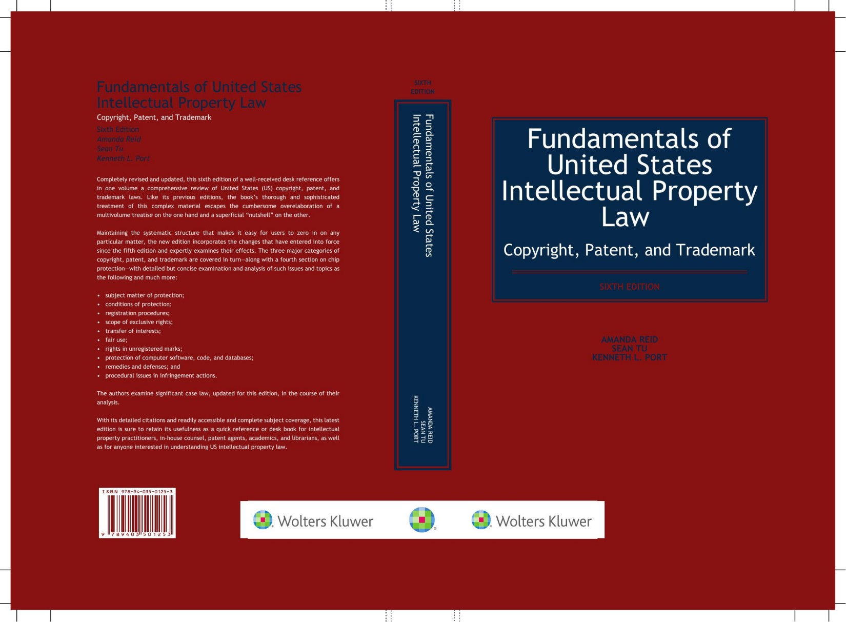 (eBook PDF)Fundamentals of United States Intellectual Property Law Copyright, Patent, and Trademark 6th Edition by Amanda Reid,Kenneth L. Port