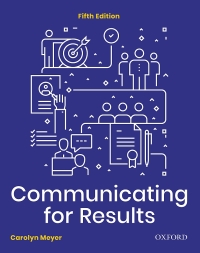 (eBook PDF)Communicating for Results 5th Canadian Edition  by Carolyn Meyer 