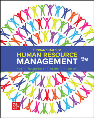 (eBook PDF)Fundamentals of Human Resource Managing 9th Edition  by Raymond Noe and John Hollenbeck and Barry Gerhart and Patrick Wright