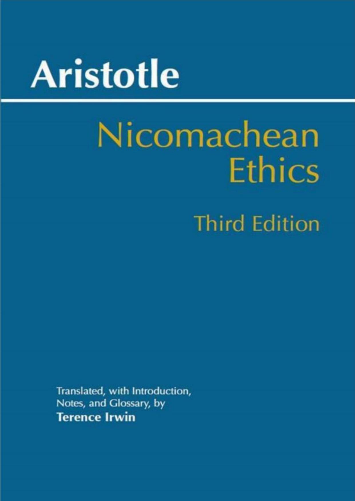 (eBook PDF)Nicomachean Ethics 3rd Edition by Aristotle,Terence Irwin