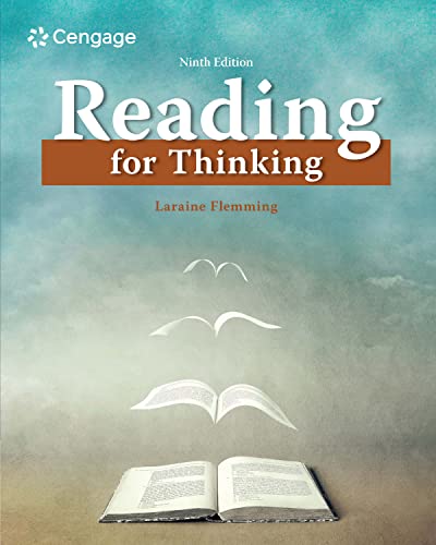 (eBook PDF)Reading for Thinking Ninth Edition by Laraine E. Flemming 