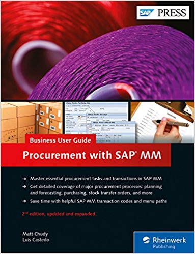 (eBook PDF)Procurement with SAP MM - Business User Guide 2e  by Matt Chudy , Luis Castedo 