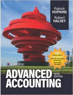 (eBook PDF)Advanced Accounting 5th Edition  by Robert F. Hopkins, Patrick E.; Halsey 