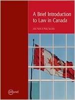 (eBook PDF)A Brief Introduction to Law in Canada by Philip Sworden John Fairlie 