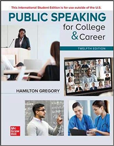 (eBook PDF)Public Speaking for College & Career 12th Edition by Hamilton Gregory 