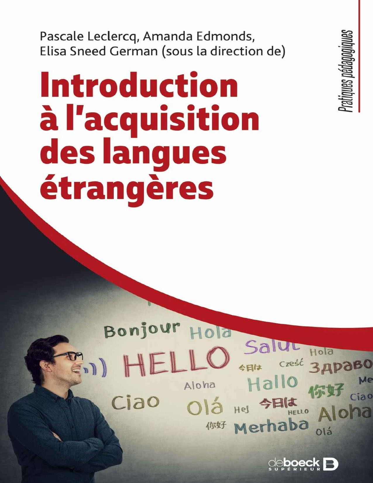 (eBook PDF)Introduction ＆agrave; l＆＃39;acquisition des langues ＆eacute;trang＆egrave;res by Pascale Leclercq,Amanda Edmonds