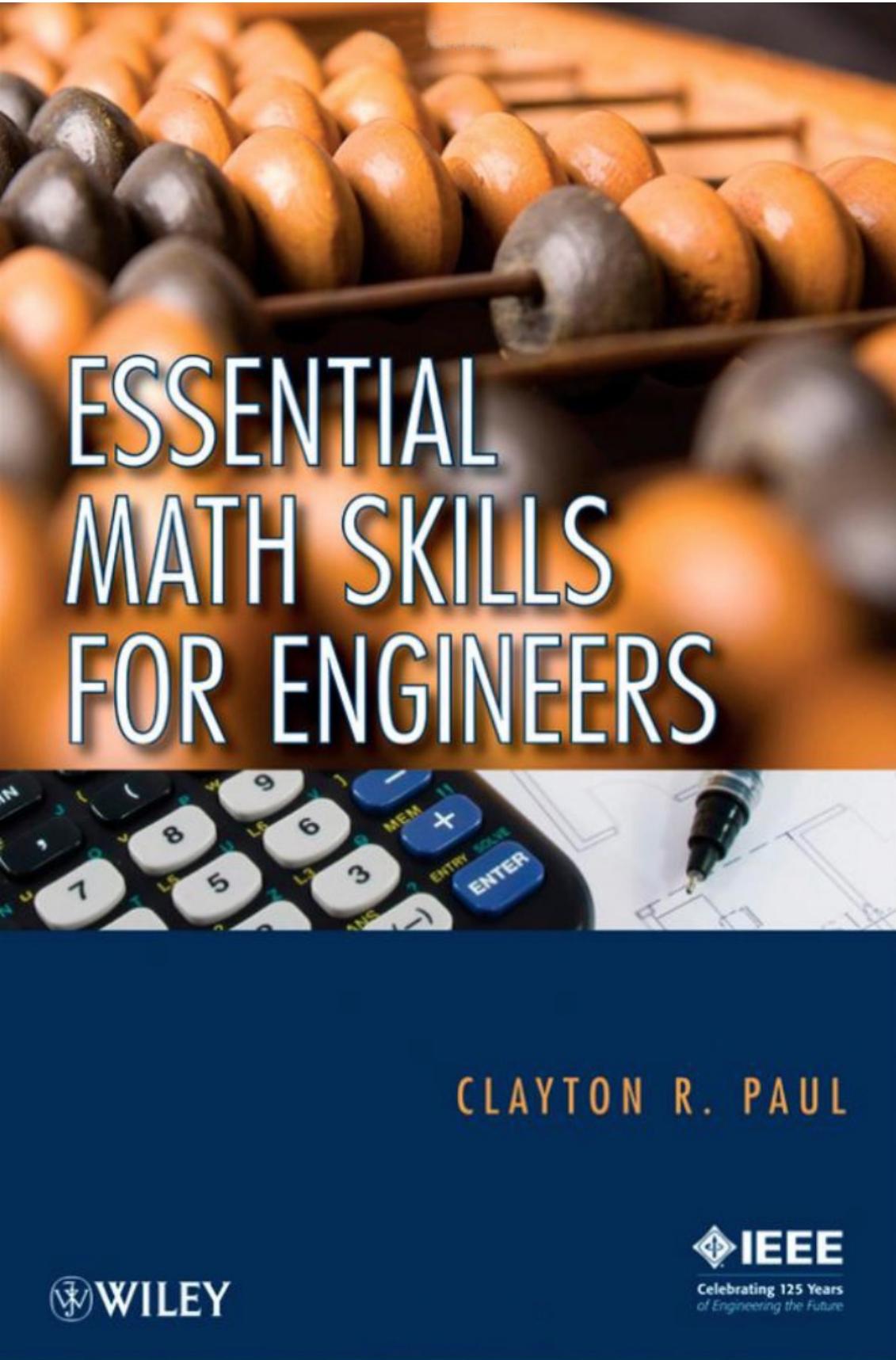 (eBook PDF)Essential Math Skills for Engineers (IEEE Press) by Clayton R. Paul