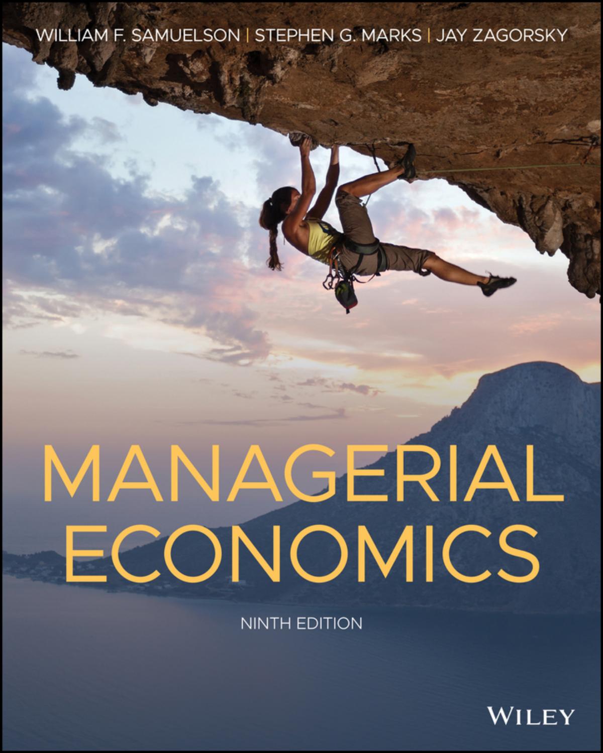 (eBook PDF)Managerial Economics 9th Edition by William F. Samuelson,Stephen G. Marks,Jay L. Zagorsky