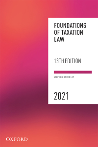 (eBook PDF)Foundations of Taxation Law 2021 by Barkoczy, Stephen