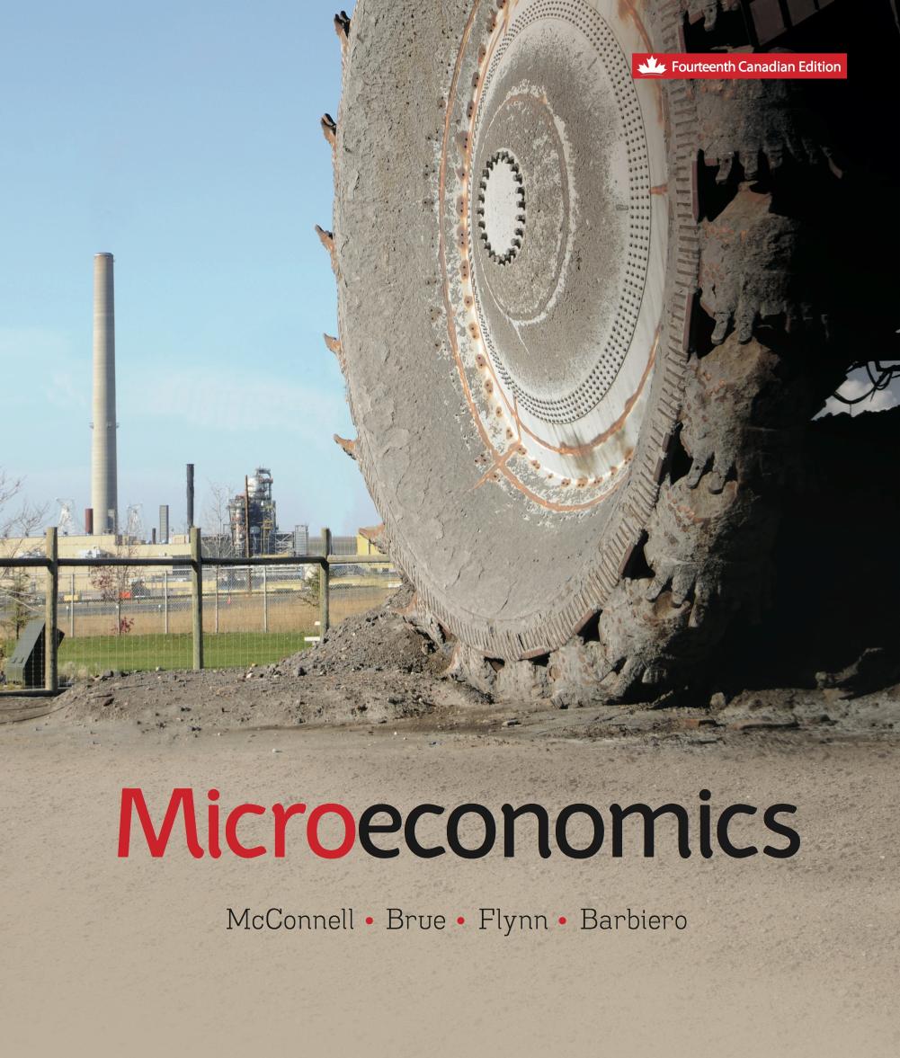 (eBook PDF)Microeconomics, Fourteenth Canadian Edition by Campbell McConnell,Stanley Brue