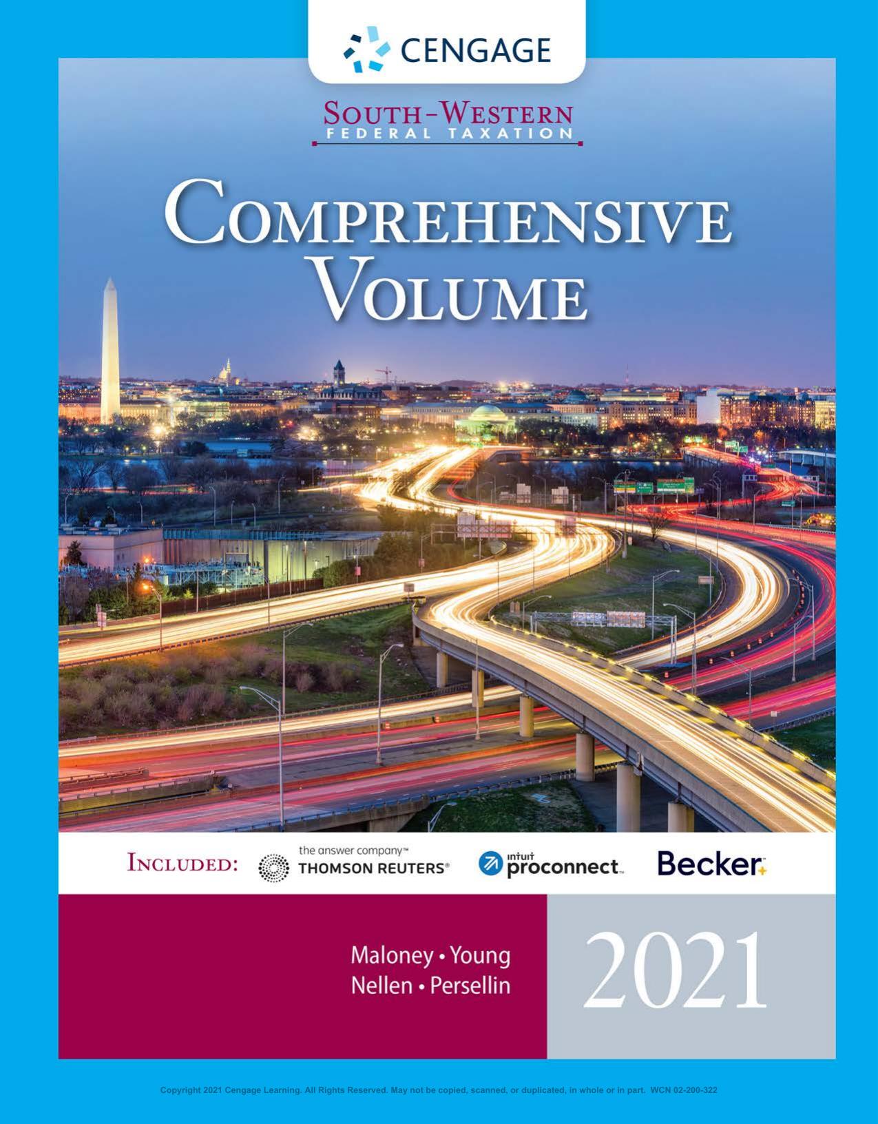 (eBook PDF)South-Western Federal Taxation 2021 Comprehensive 44th Edition by David M. Maloney,James C. Young