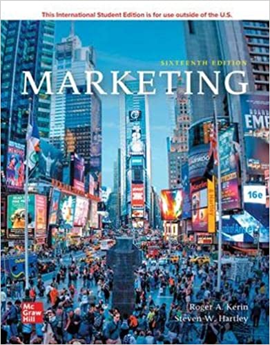 (eBook PDF)ISE EBook Marketing 16th Edition  by Roger A. Kerin , Steven W. Hartley 