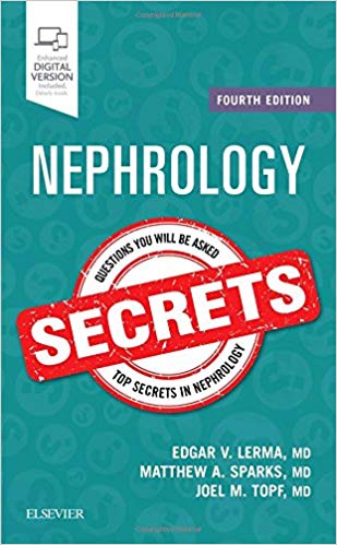 (eBook PDF)Nephrology Secrets，4th Edition by Edgar V. Lerma MD FACP FASN FAHA , Matthew A Sparks MD , Joel Topf MD 
