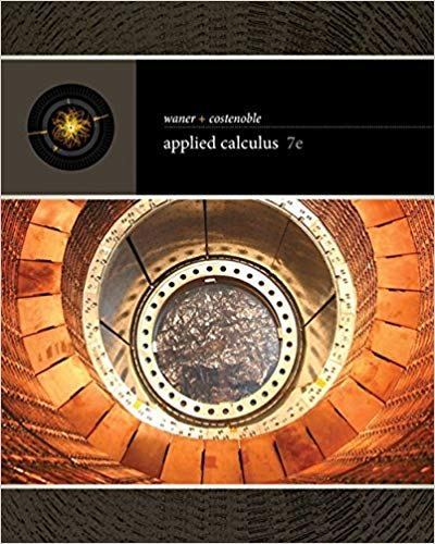 Applied Calculus 7th Edition by Stefan Waner 