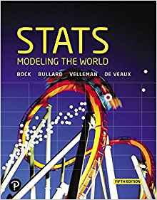 (eBook PDF)Stats: Modeling the World, 5th Edition  by David E. Bock , Floyd Bullard , Paul F. Velleman , Richard D. De Veaux 