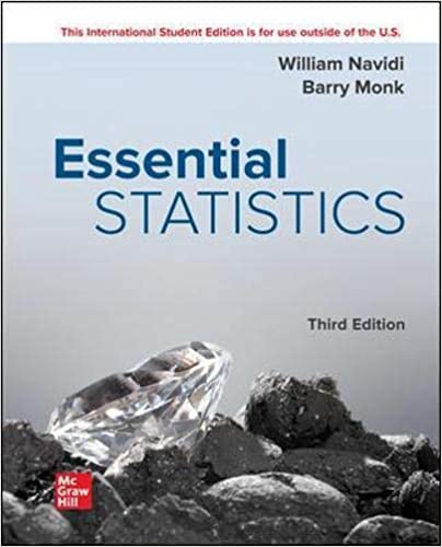 (eBook PDF)ISE EBook Essential Statistics 3e  by William Navidi , Barry Monk 