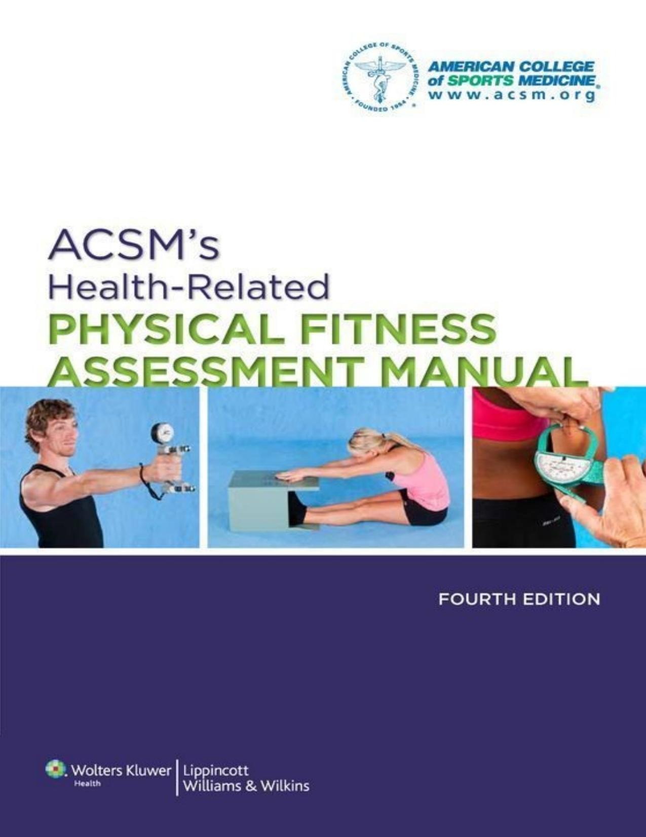 (eBook PDF)ACSM＆＃39;s Health-Related Physical Fitness Assessment Manual 4th Edition