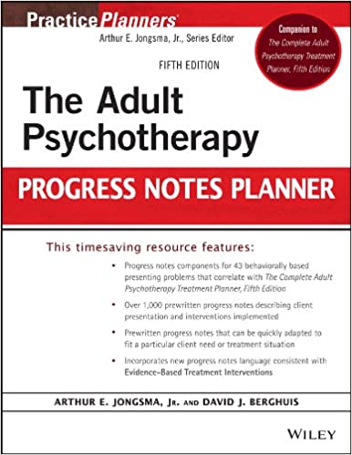 (eBook PDF)The Adult Psychotherapy Progress Notes Planner: Fifth Edition by Arthur E. Jongsma