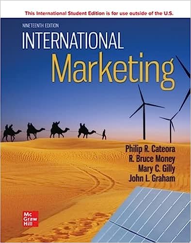 (eBook PDF)ISE International Marketing 19th Edition  by Philip R. Cateora , John Graham DO NOT USE , Bruce Money , Mary C. Gilly 