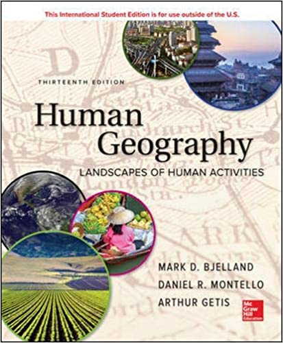 (eBook PDF)Human Geography Landscapes of Human Activities 13th Edition  by Mark Bjelland , Daniel Montello , Jerome Fellmann , Arthur Getis , Judith Getis 