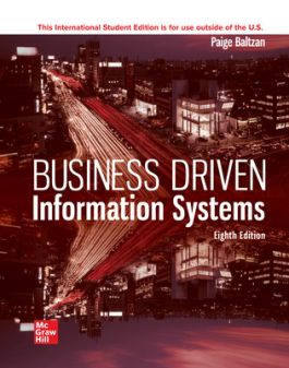 (Test Bank)Business Driven Information Systems, 8th Edition  by Paige Baltzan