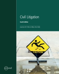 (eBook PDF)Civil Litigation 4th Edition 