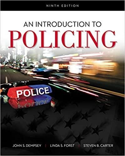 An Introduction to Policing 9th Edition by  Dempsey S. Dempsey