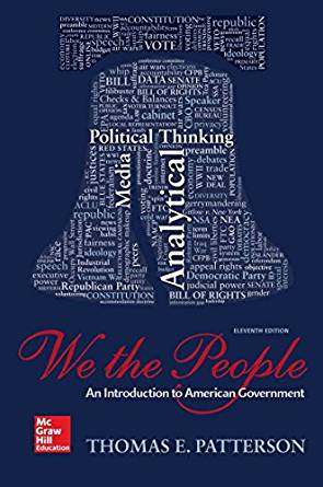 (eBook PDF)We The People - An Introduction to American Government 11th Edition by Thomas Patterson 