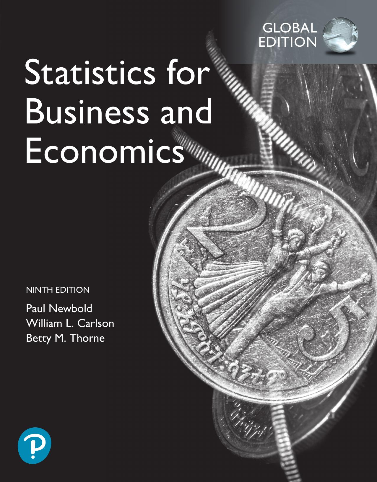(eBook PDF)Statistics for Business and Economics 9th Global Edition by Paul Newbold,William Carlson,Betty Thorne