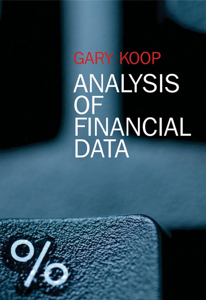 (eBook PDF)Analysis of Financial Data by Gary Koop