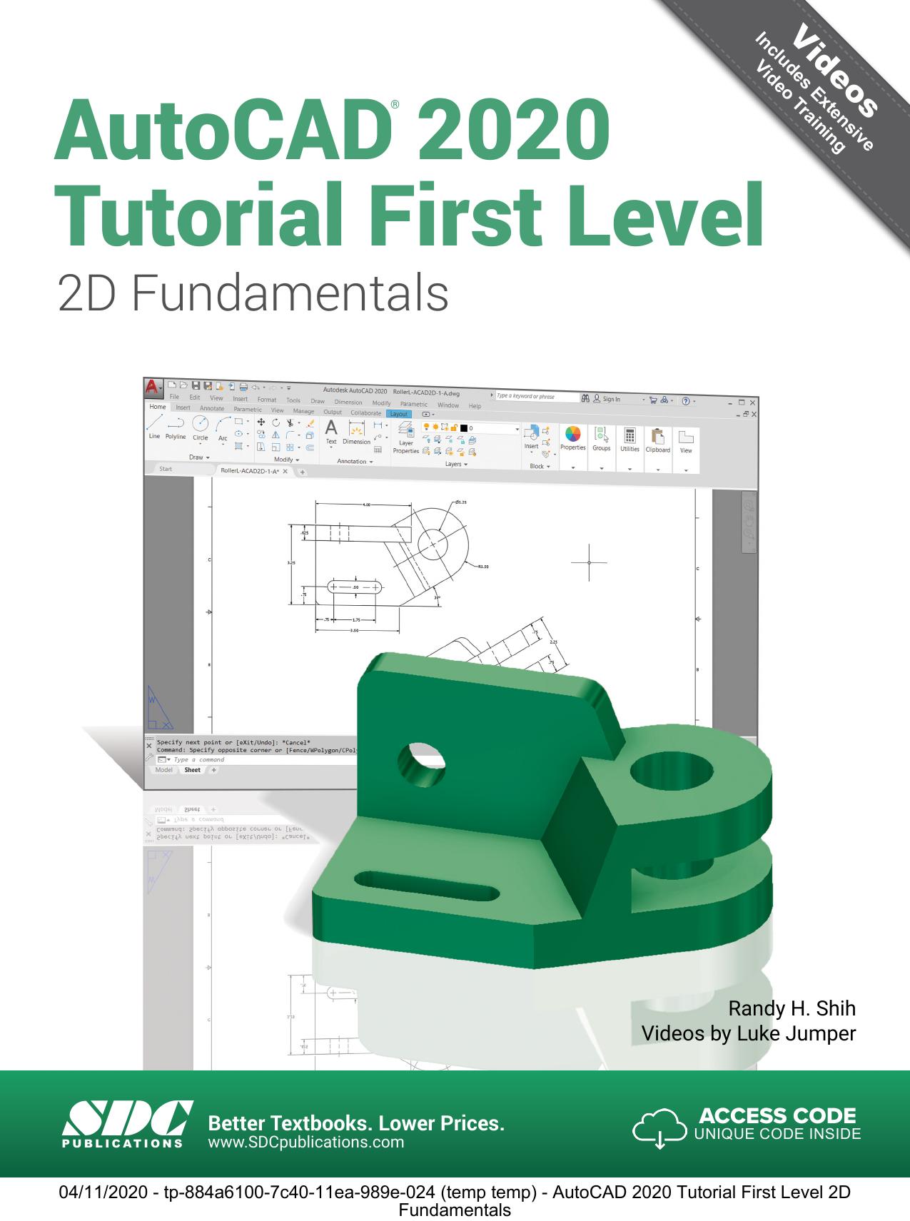(eBook PDF)AutoCAD 2020 Tutorial First Level 2D Fundamentals by Randy Shih,Luke Jumper