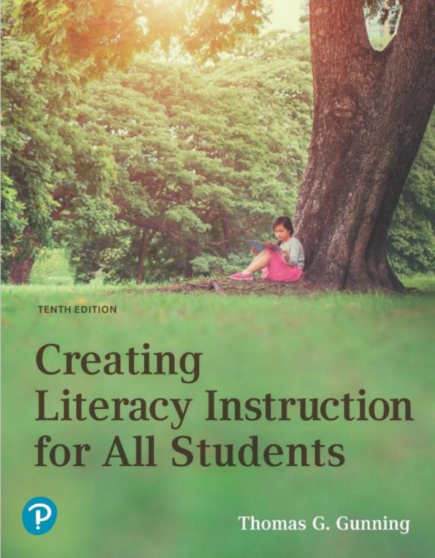 (eBook PDF)Creating Literacy Instruction for All Students 10th Edition by Thomas Gunning