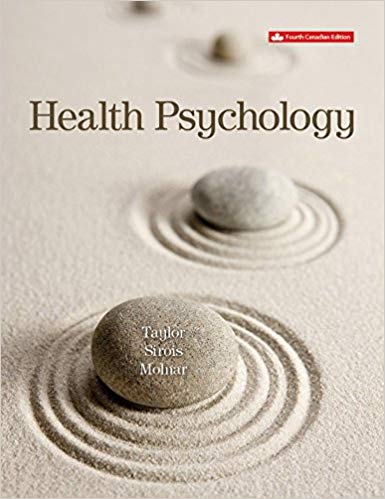 (eBook PDF)Health Psychology, 4th Canadian Canadian Edition  by Shelley E Taylor Distinguished Professor 