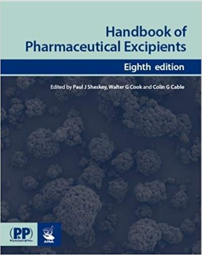 (eBook PDF)Handbook of Pharmaceutical Excipients 8th Edition by Paul J Sheskey , Walter G Cook , Colin G Cable 