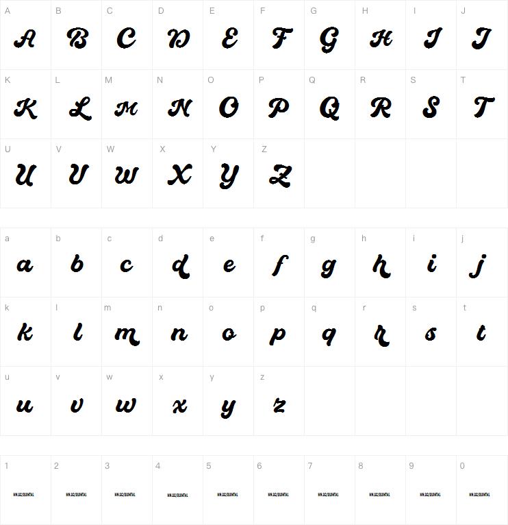 Quintal Script front