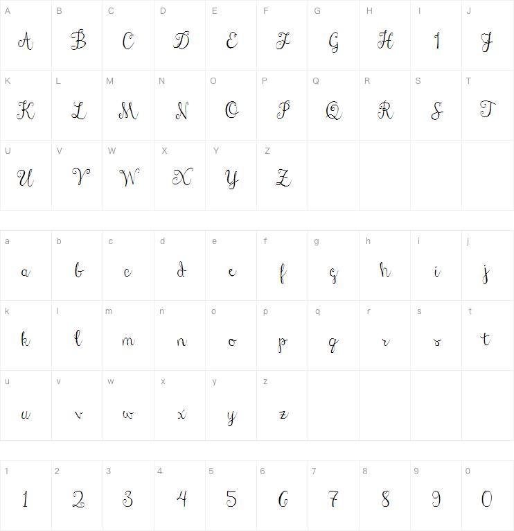 Janda Stylish Script front