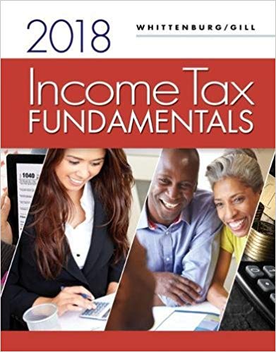 (eBook PDF)Income Tax Fundamentals 2018 by Gerald E. Whittenburg ,‎ Steven Gill 
