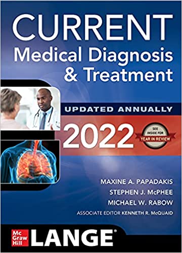 (eBook PDF)CURRENT Medical Diagnosis and Treatment 2022 by Maxine Papadakis, Stephen McPhee, Michael Rabow, Kenneth McQuaid