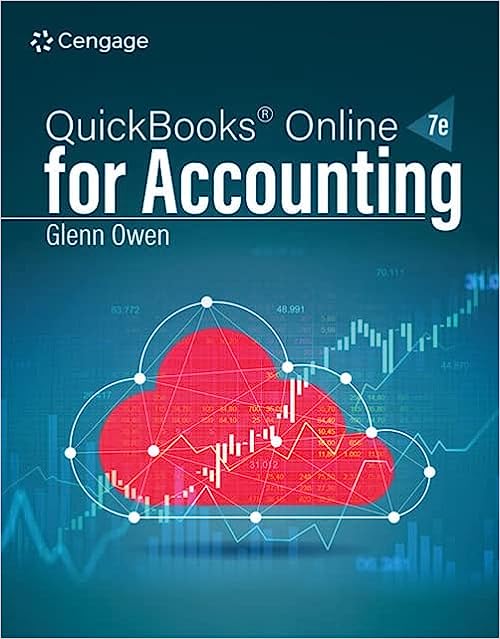 (eBook PDF)Using QuickBooks Online for Accounting 2024 by Glenn Owen 