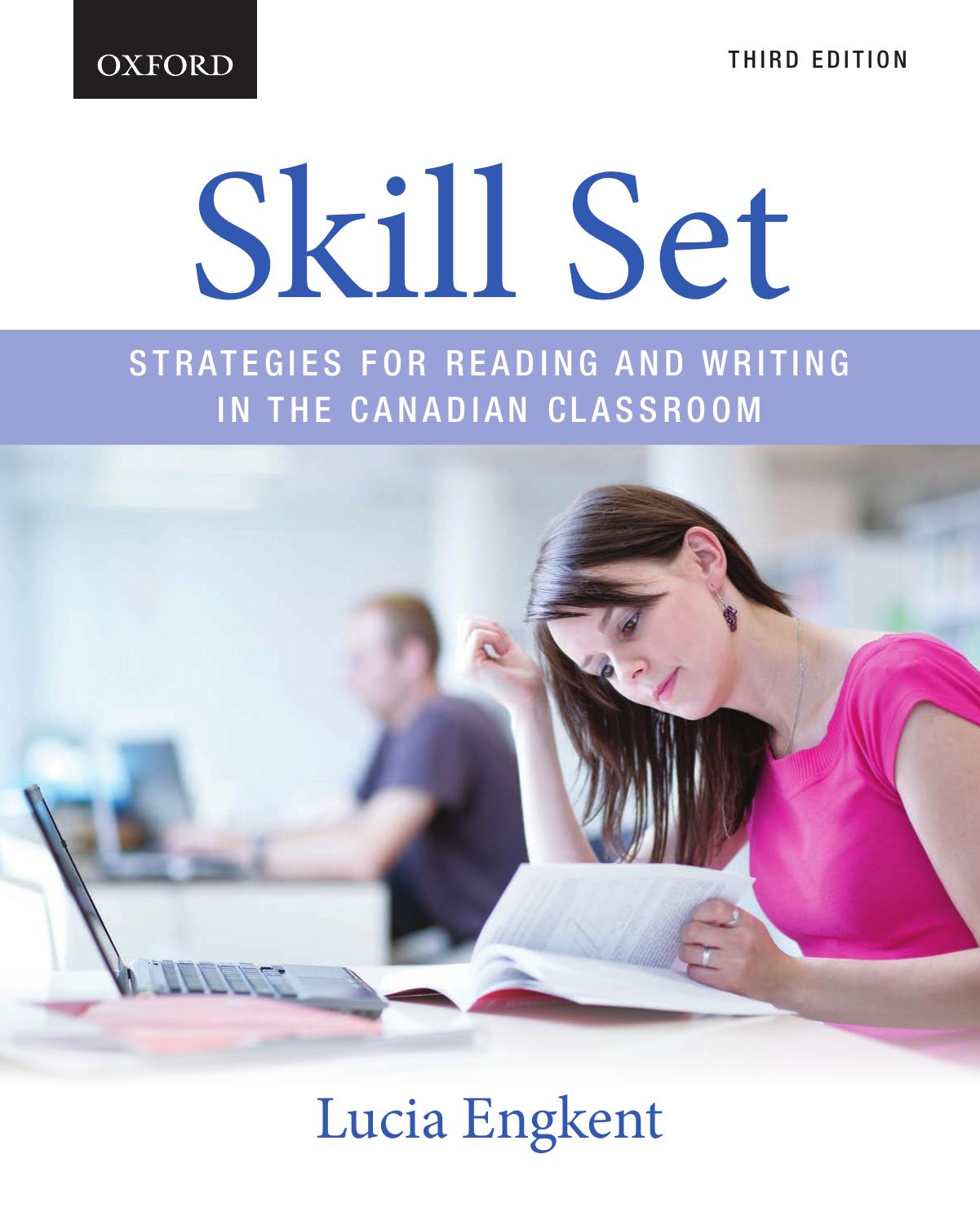 (eBook PDF)Skill Set Strategies for Reading and Writing in the Canadian Classroom 3rd Edition by Lucia Engkent