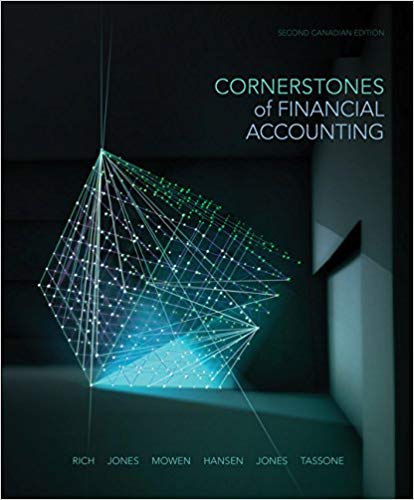 (eBook PDF)Cornerstones of Financial Accounting, 2nd Canadian Edition by Jay Rich