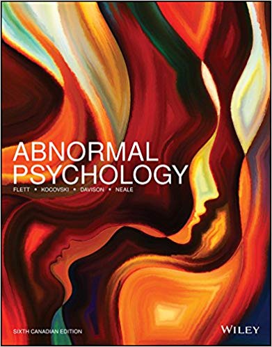 (eBook PDF)Abnormal Psychology, 6th Canadian Edition  by Gordon L. Flett 