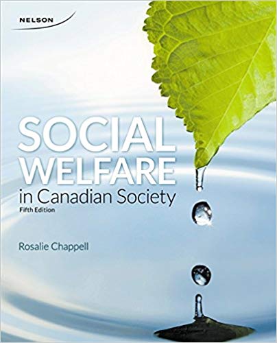 (eBook PDF)SOCIAL WELFARE in Canadian Society 5th Edition by Rosalie Chappell 