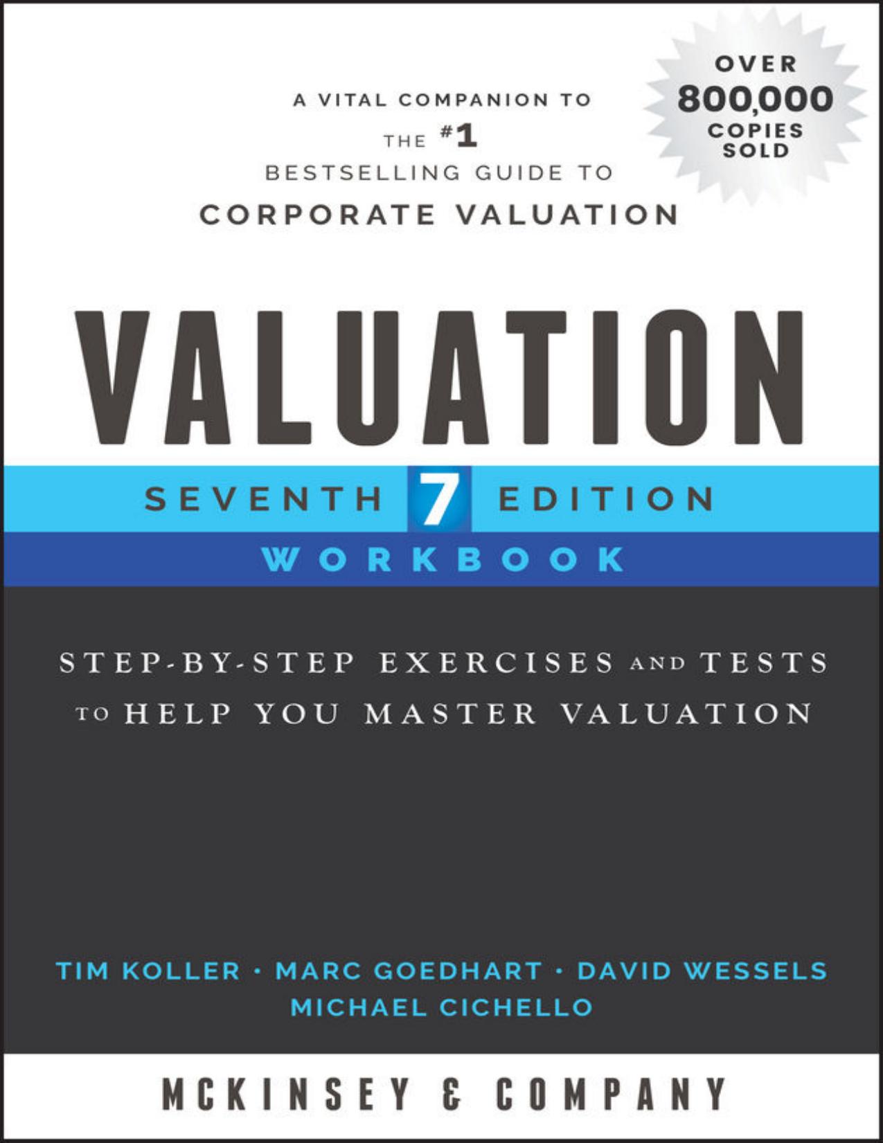 (eBook PDF)Valuation Workbook 7th Edition by McKinsey ＆amp; Company Inc.