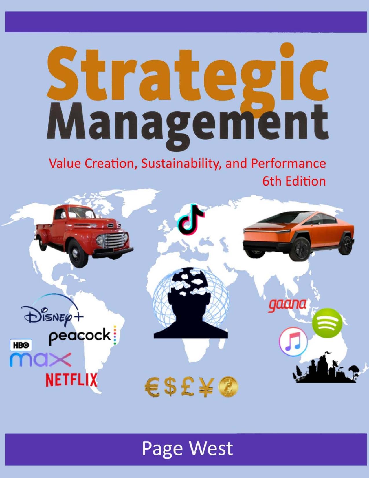 (eBook PDF)Strategic Management Value Creation, Sustainability, and Performance 6th Edition by Page West