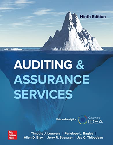 (eBook PDF)ISE Ebook Auditing ＆amp; Assurance Services 9th Edition  by Timothy J. Louwers