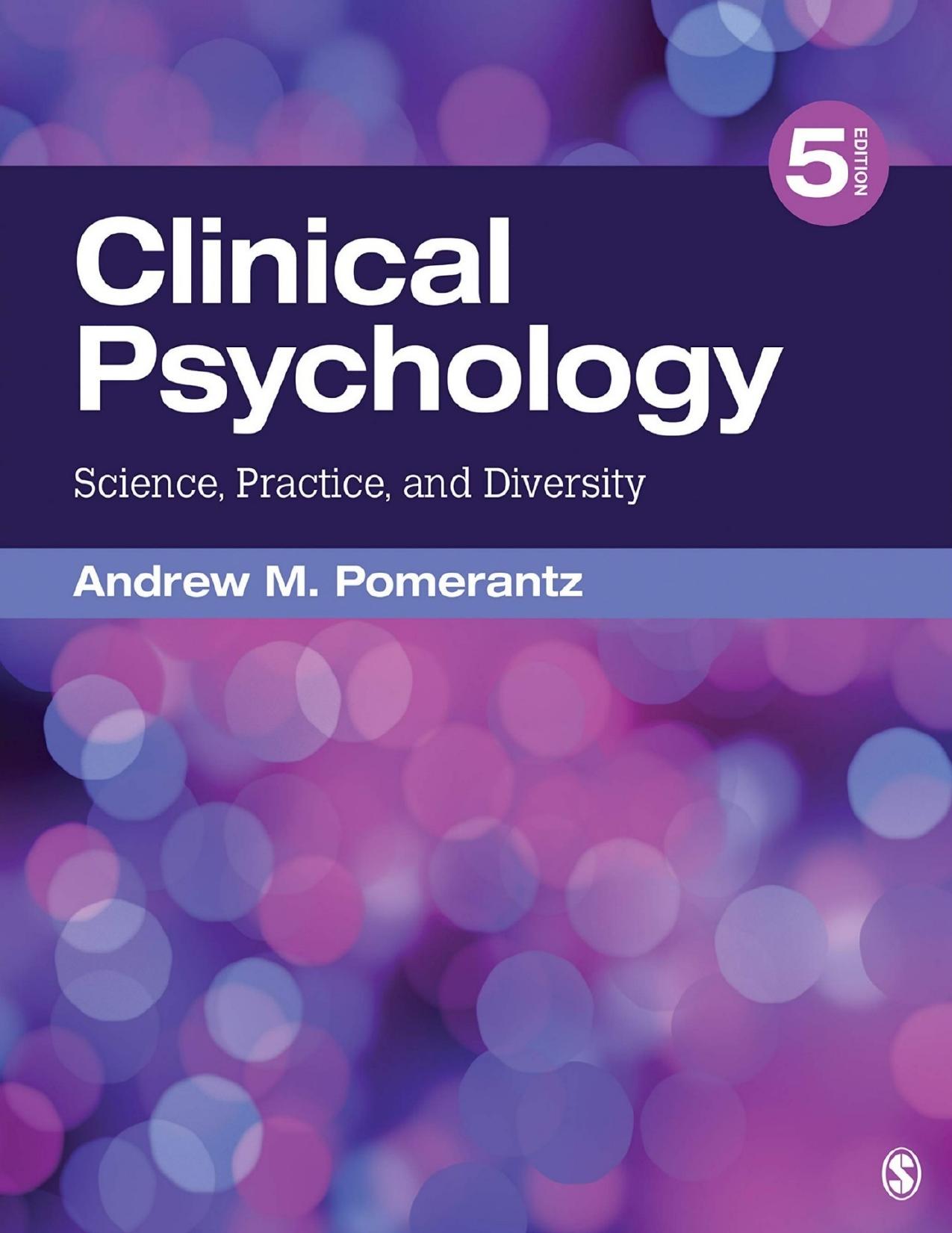 (eBook PDF)Clinical Psychology_ Science, Practice, and Diversity by Andrew M. Pomerantz 