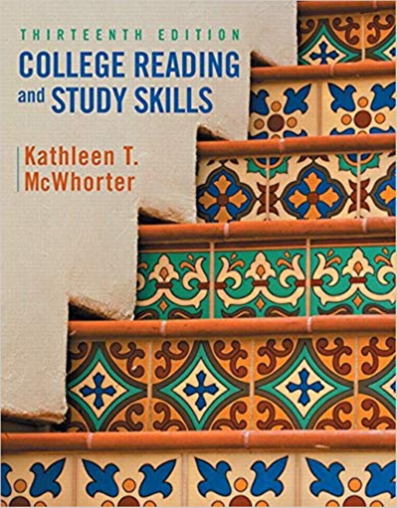 (eBook PDF)College Reading and Study Skills 13th Edition by Kathleen T. McWhorter,Brette M Sember