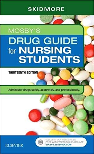 (eBook PDF)Mosby s Drug Guide for Nursing Students, 13th Edition by Linda Skidmore-Roth RN MSN NP 